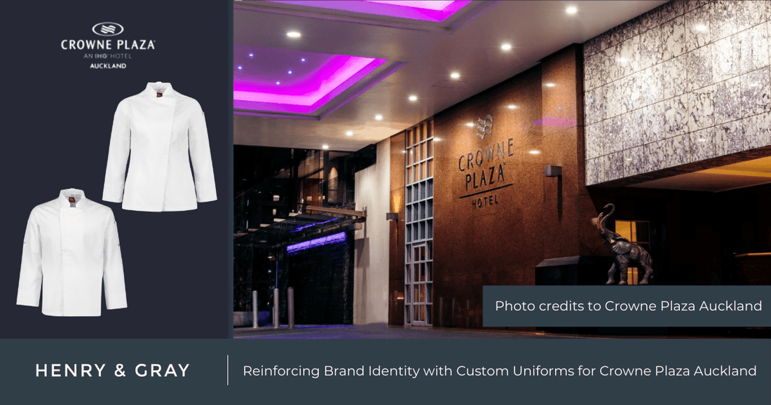 Case Study: Reinforcing Brand Identity with Custom Uniforms for Crowne Plaza Auckland