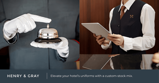 Why Your Hotel Uniforms Should Be a Mix of Stock and Custom-Branded Items