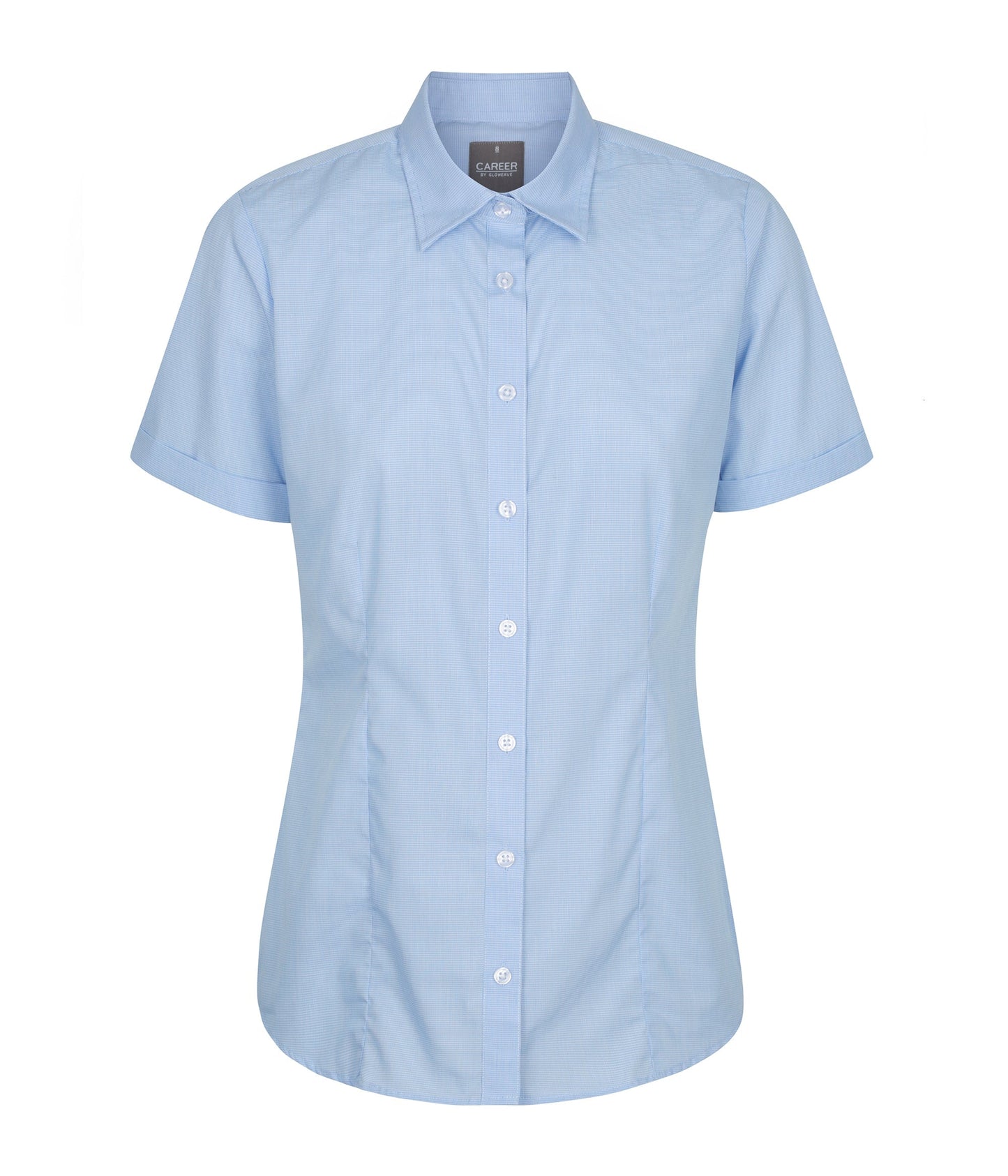 Womens Puppy Tooth Short Sleeve Shirt Shirts Gloweave