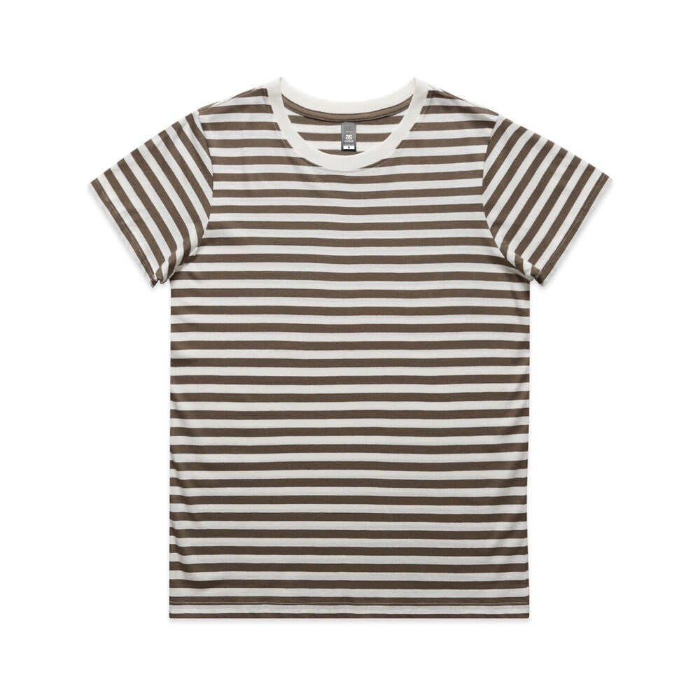 Womens Maple Stripe Tee T-Shirts AS Colour