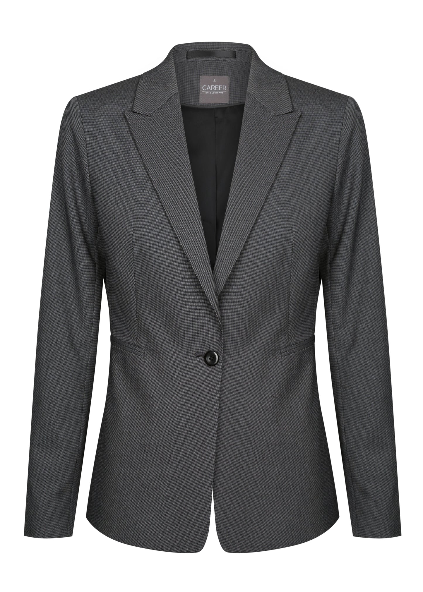 Womens Washable One Button Jacket Corporate Gloweave