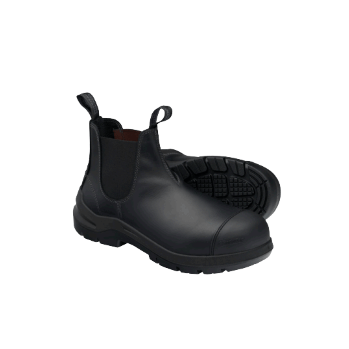 Tira Black Premium Leather Safety Boots Blundstone