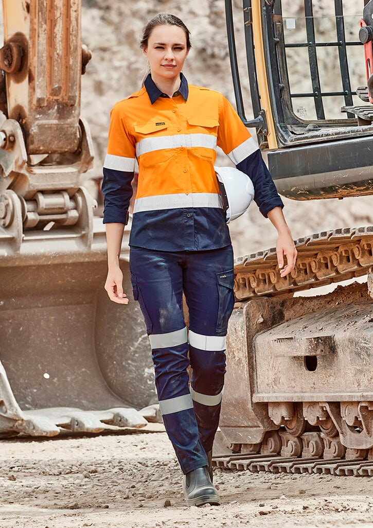 Womens Essential Stretch Taped Cargo Pant Workwear Fashion Biz / Syzmik