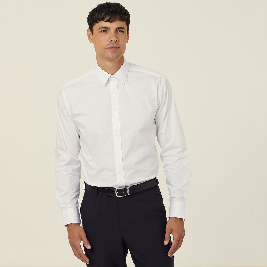 Mens Avignon Stretch Long Sleeve Shirt Shirts NNT
