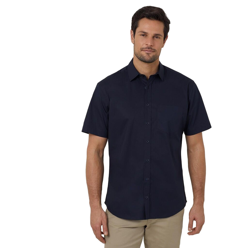 Mens Avignon Stretch Short Sleeve Shirt Shirts NNT