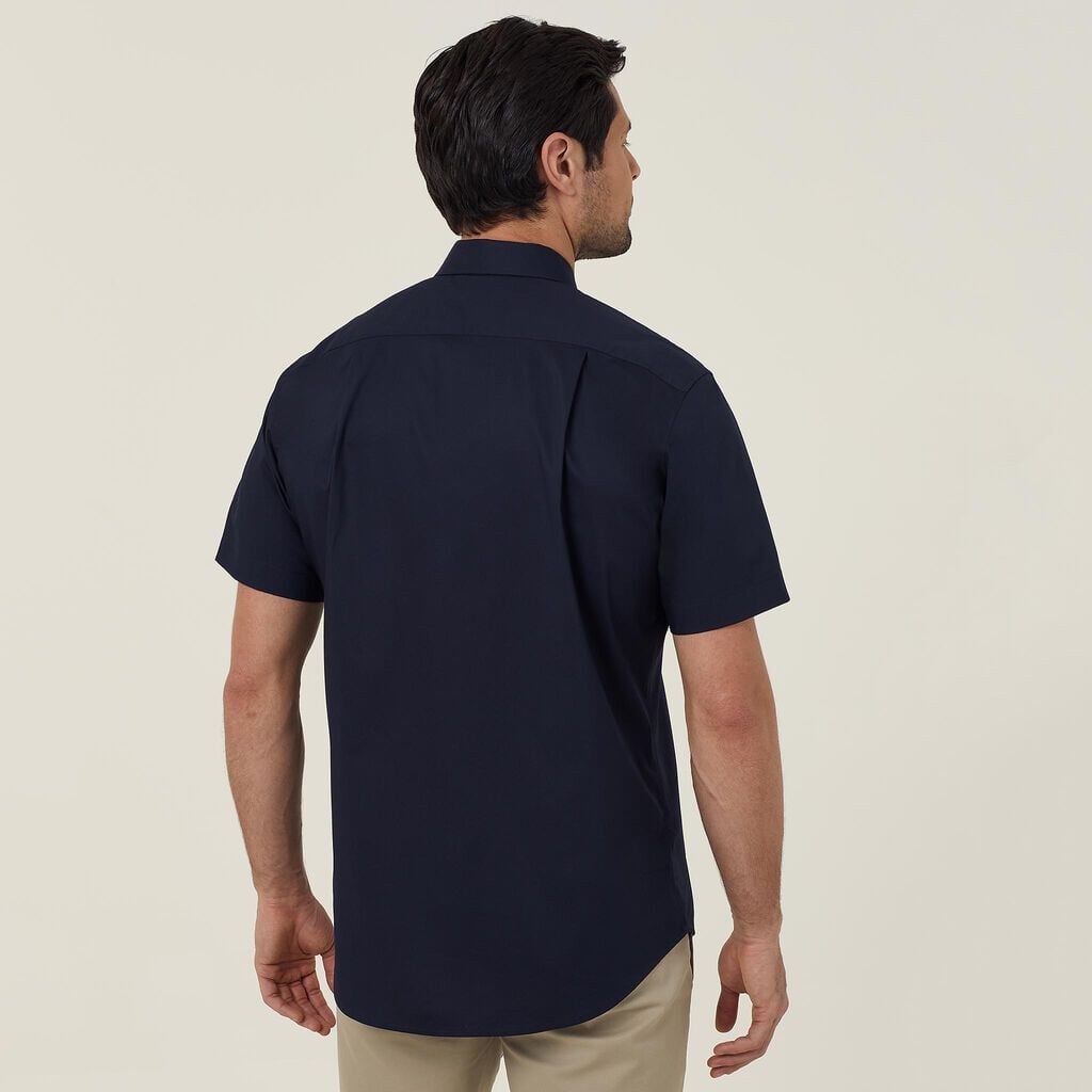 Mens Avignon Stretch Short Sleeve Shirt Shirts NNT