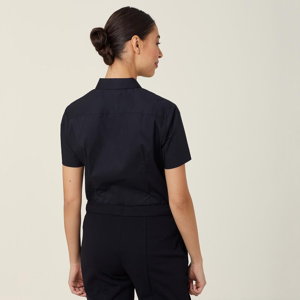 Womens Avignon Stretch Short Sleeve Slim Shirt Shirts NNT