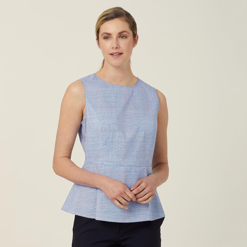 Womens Avignon Abstract Print Sleeveless Shell Top Shirts NNT