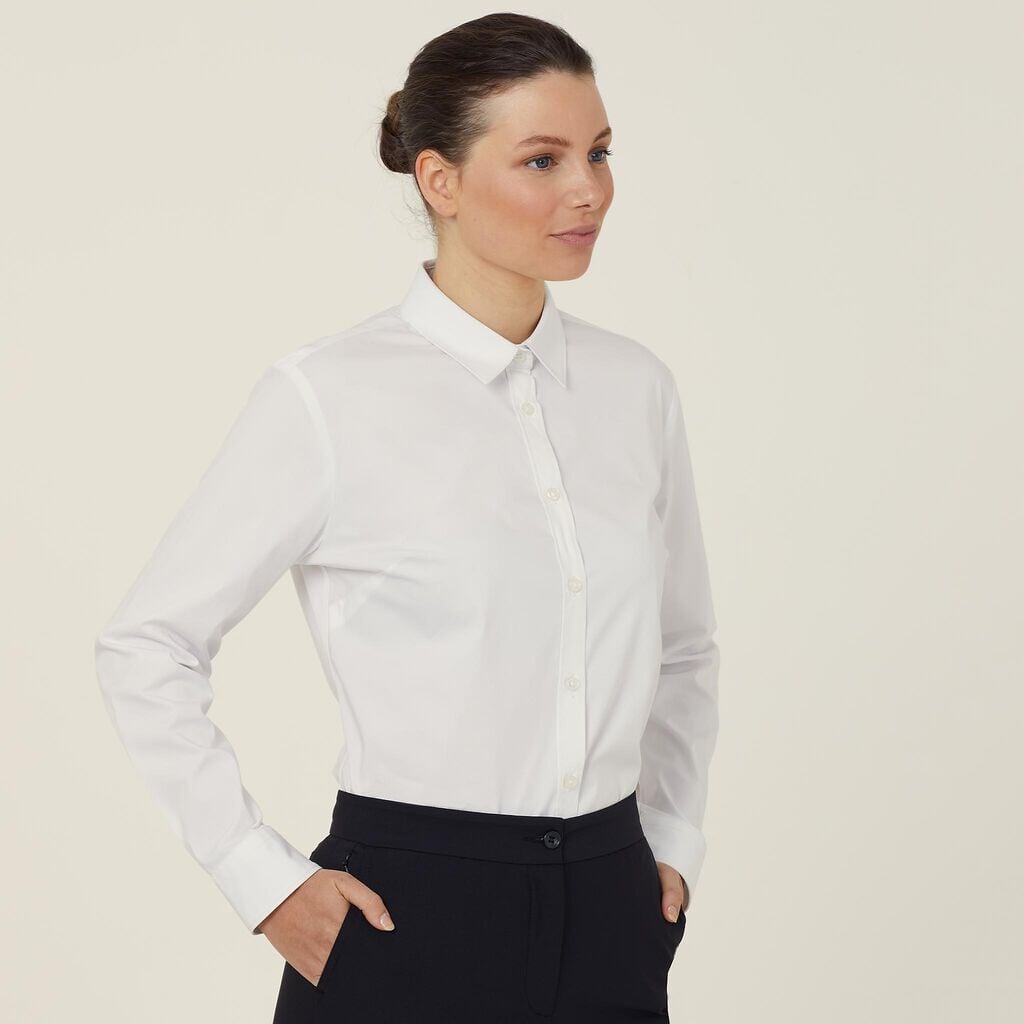 Womens Avignon Stretch Long Sleeve Shirt Shirts NNT