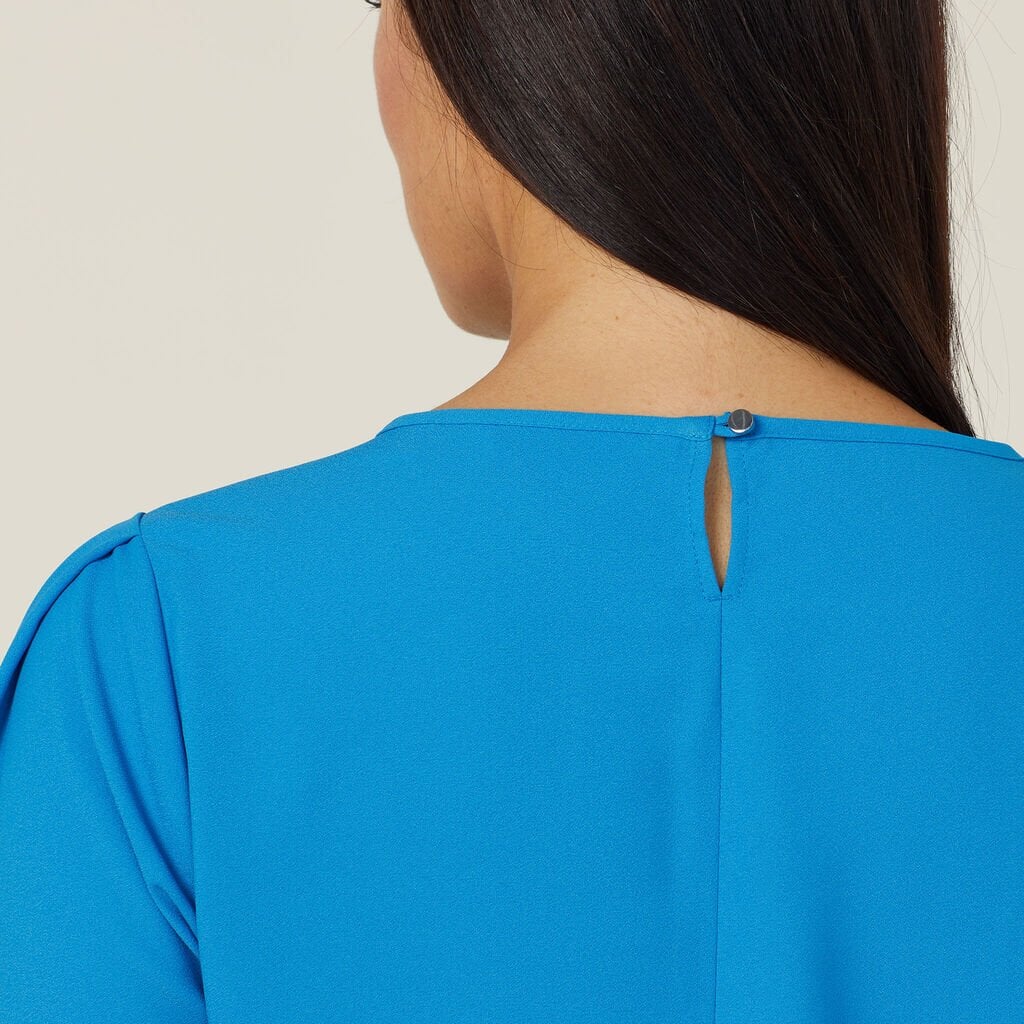 Womens French Georgette 3/4 Sleeve Top Shirts NNT