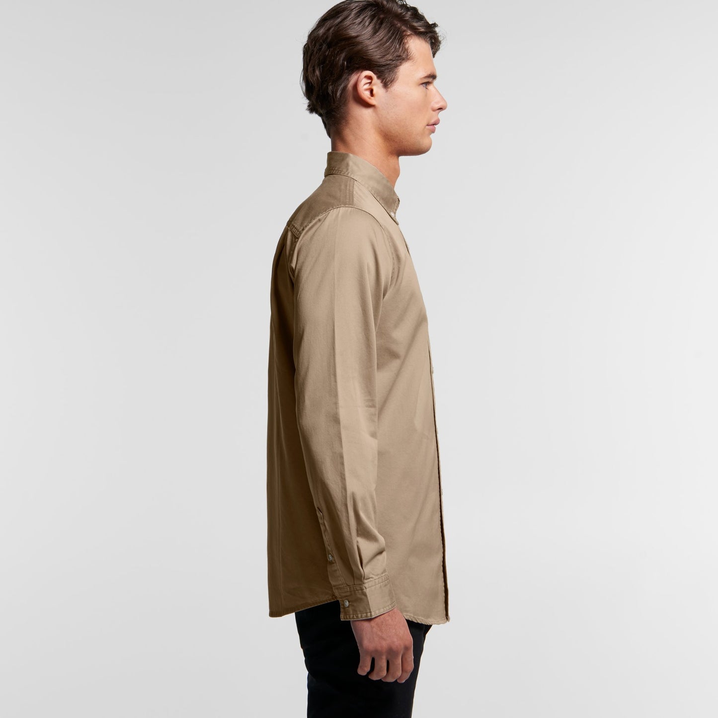 Mens Denim Wash Shirt Shirts AS Colour