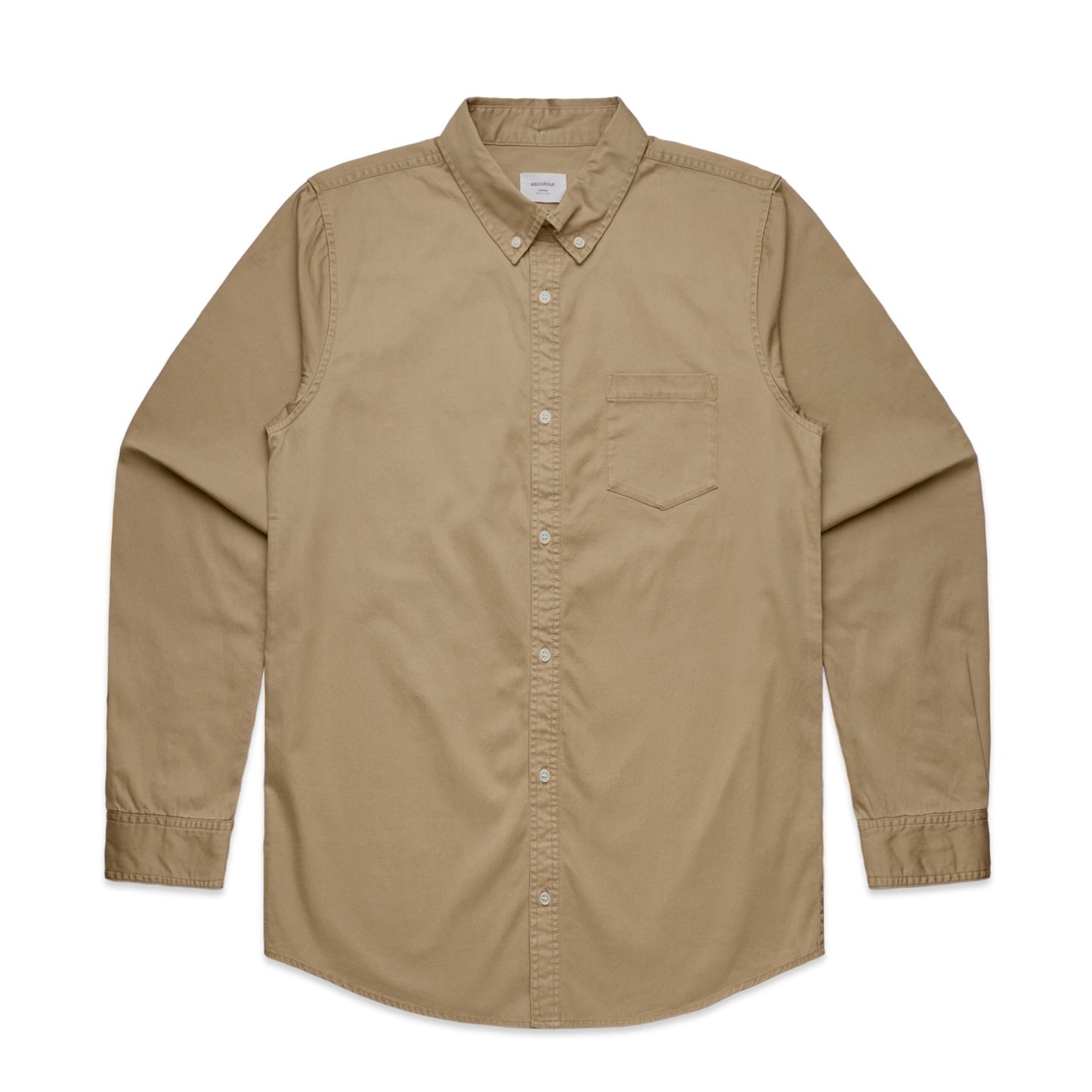 Mens Denim Wash Shirt Shirts AS Colour