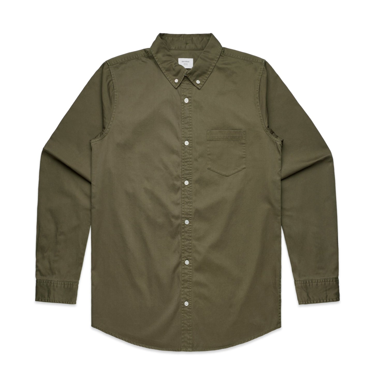 Mens Denim Wash Shirt Shirts AS Colour