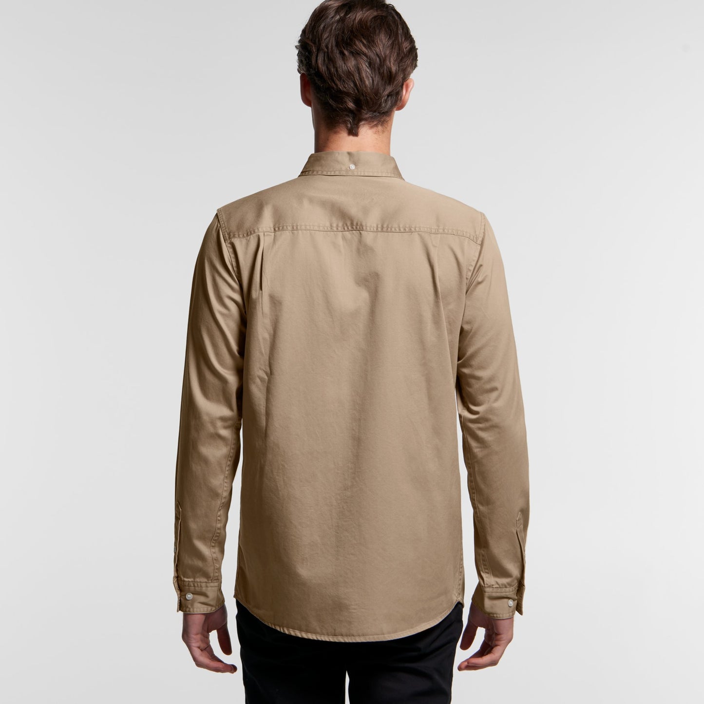 Mens Denim Wash Shirt Shirts AS Colour