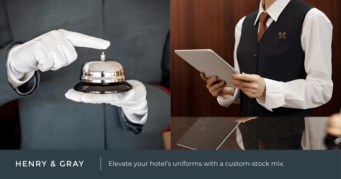 Why Your Hotel Uniforms Should Be a Mix of Stock and Custom-Branded Items