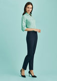 Womens Cool Stretch Slim Leg Pant Corporate Fashion Biz / Biz Collection