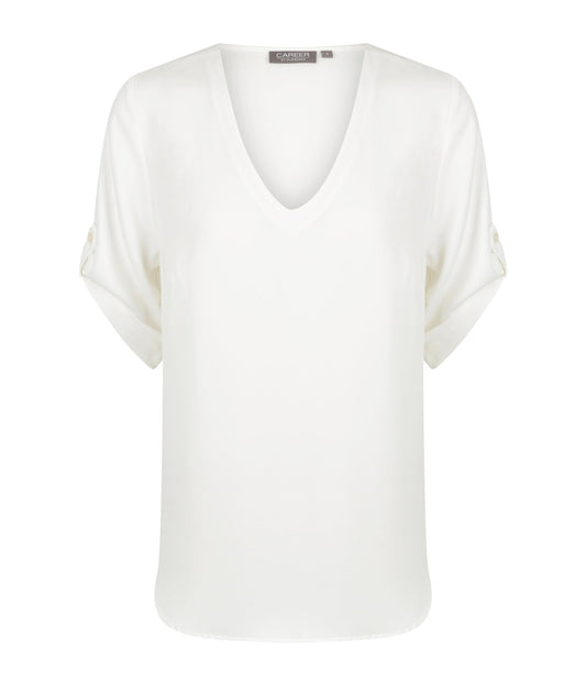Womens Reese V Neck Top Shirts Gloweave