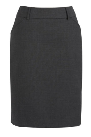 Womens Comfort Wool Stretch Multi-Pleat Skirt Corporate Fashion Biz / Biz Collection