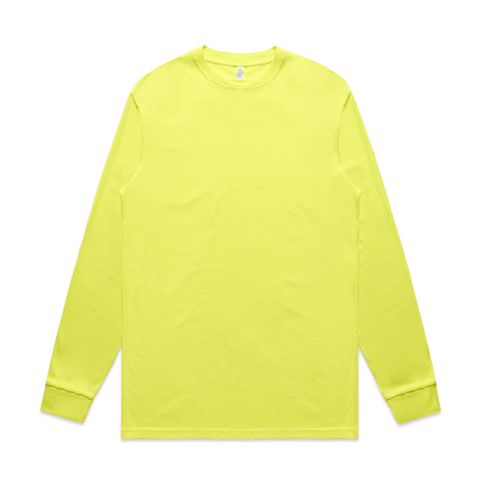 Mens Block Safety L/S Tee T-Shirts AS Colour
