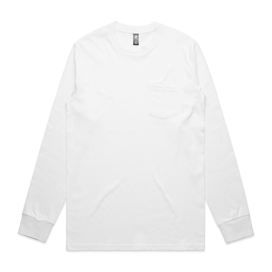 Mens Classic Pocket L/S T-Shirts AS Colour
