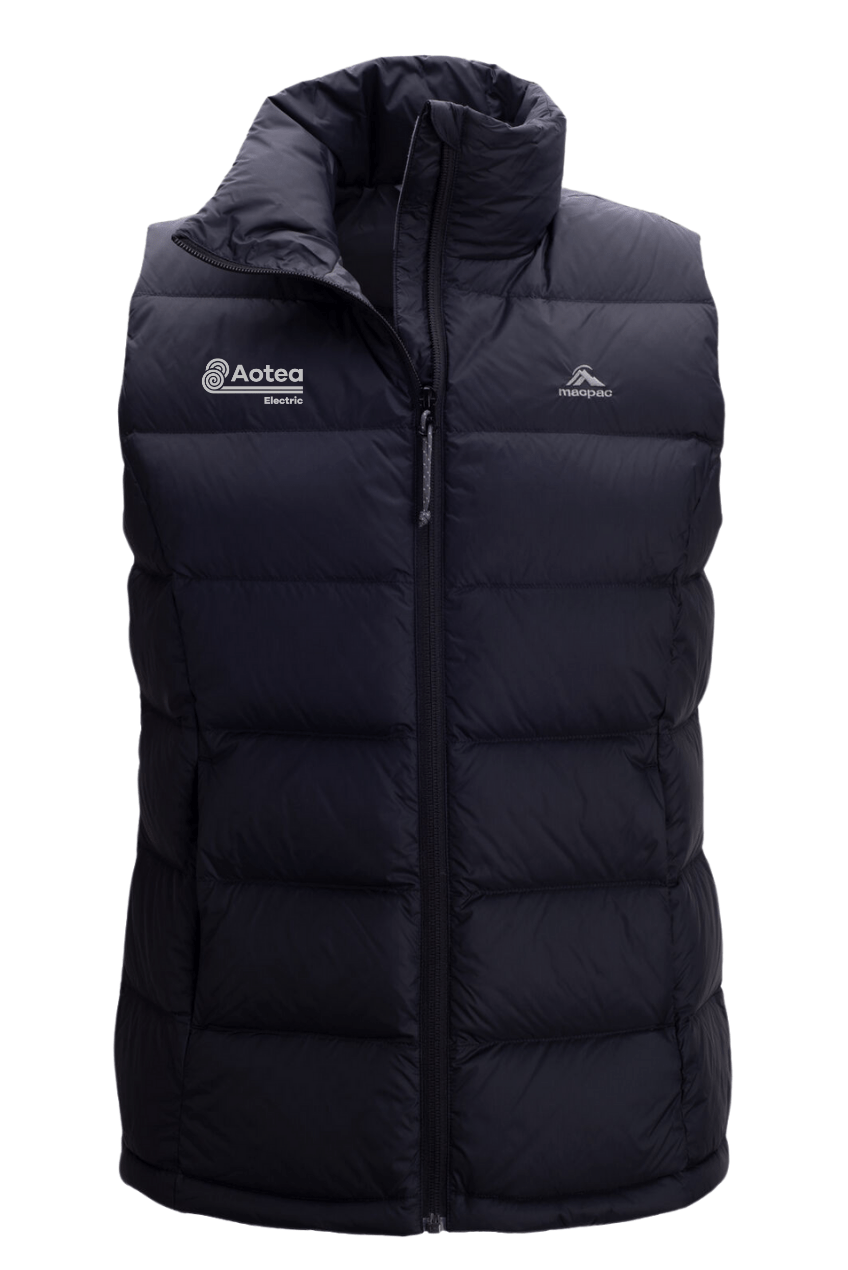 Aotea Electric Women's Halo Down Vest Outerwear Macpac