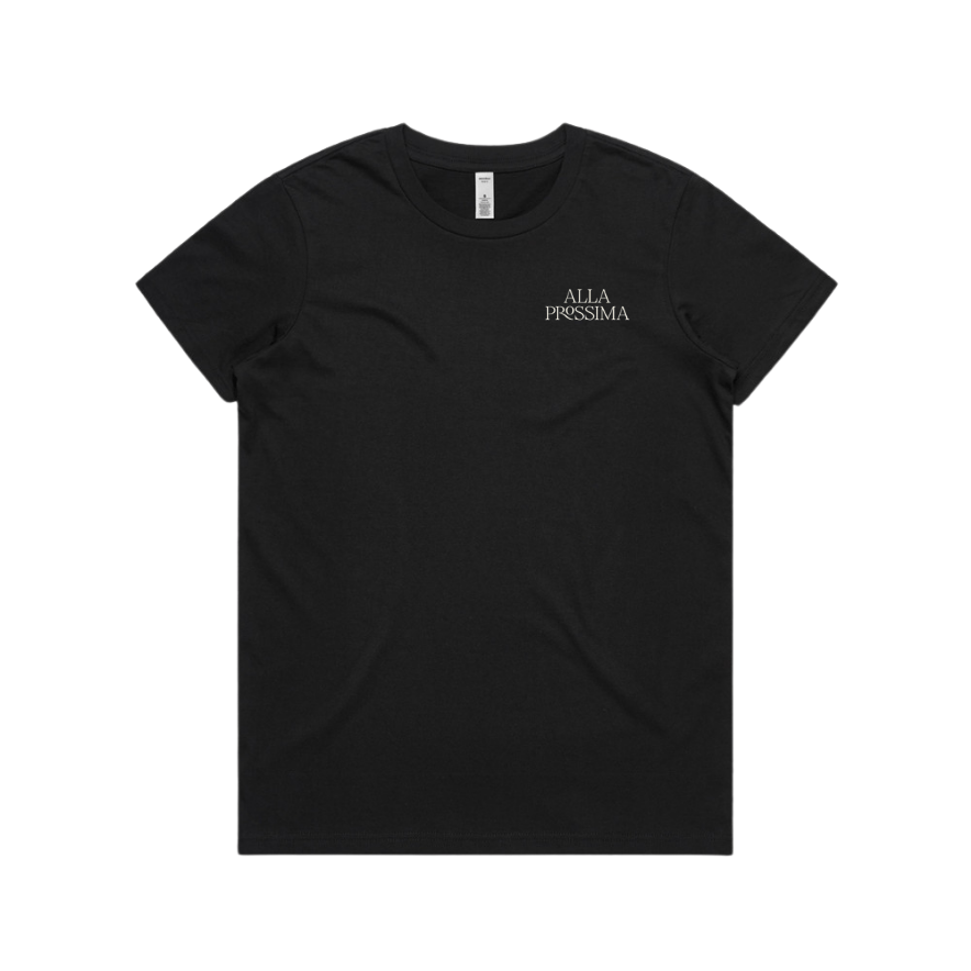 Alla Prossima Womens Basic Tee T-Shirts AS Colour