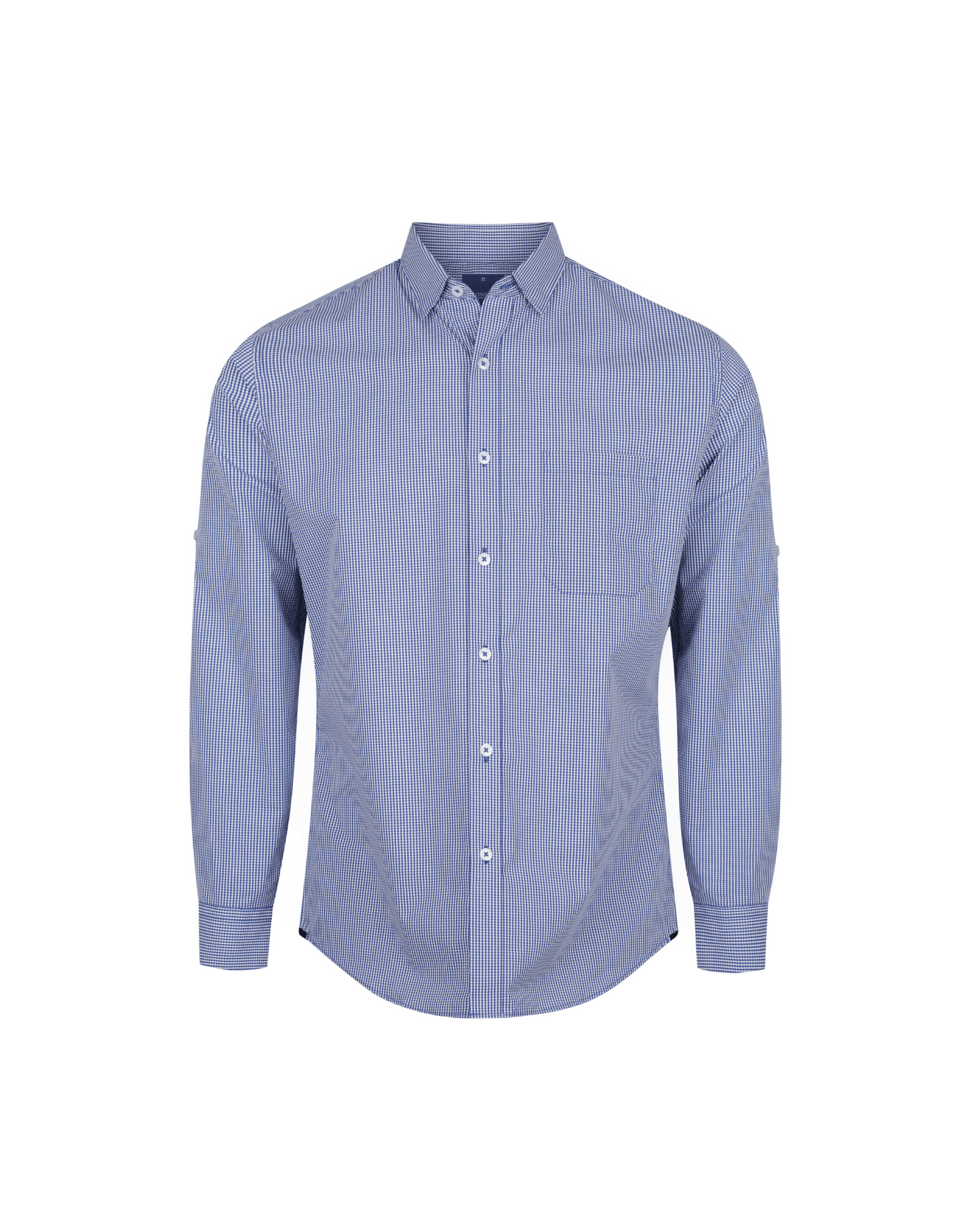 Mens Gingham Long Sleeve Casual Slim Fit Shirt Shirts Gloweave