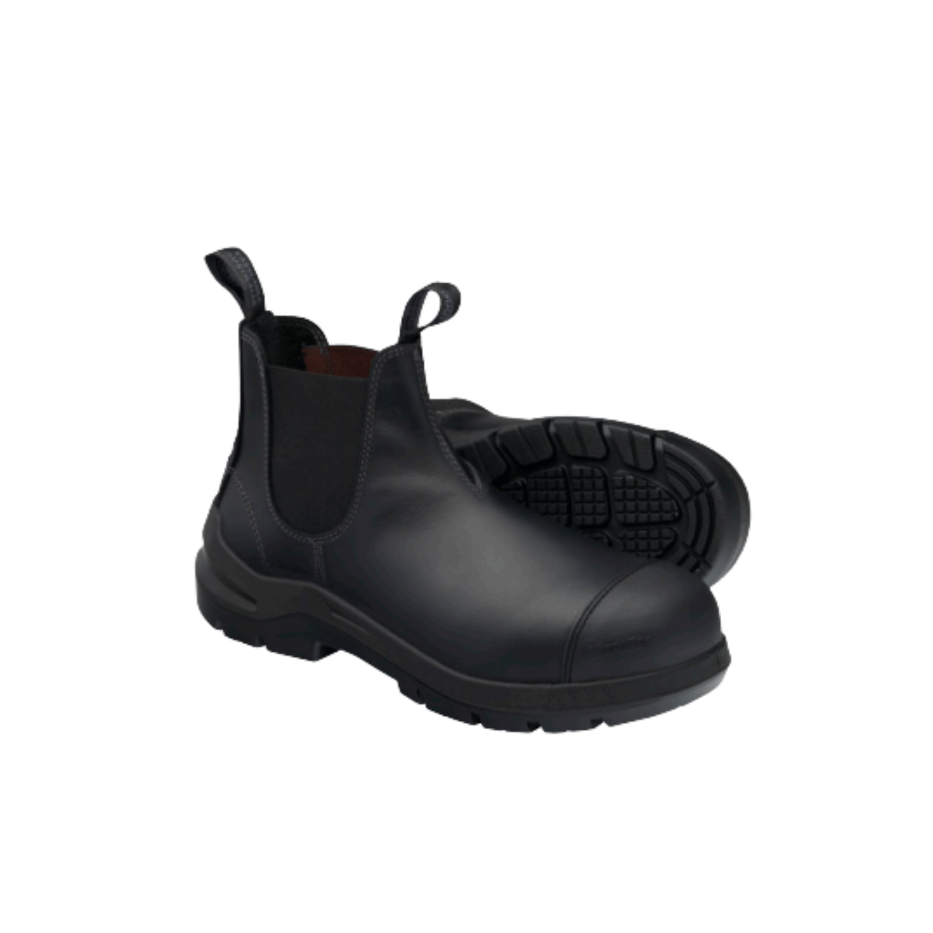 Tira Black Premium Leather Safety Boots Blundstone