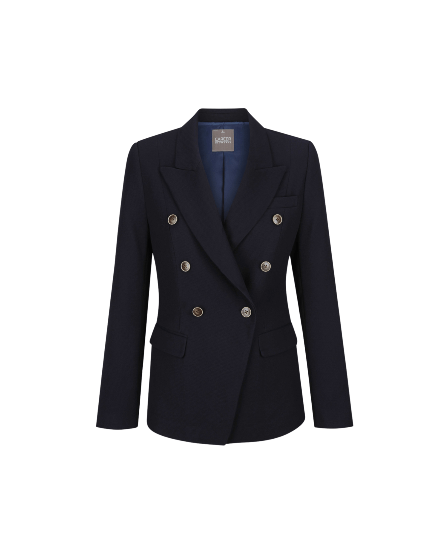 Womens Bronte Double Breasted Blazer Corporate Gloweave