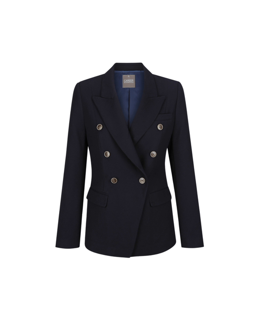 Womens Bronte Double Breasted Blazer Corporate Gloweave