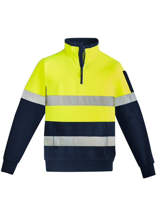 Unisex Hi Vis 1/4 Zip Pullover - Hoop Taped Workwear Fashion Biz / Syzmik