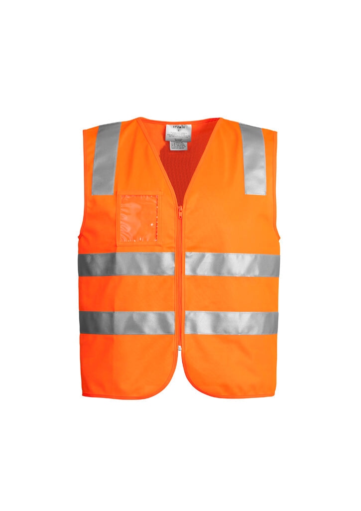 Unisex Hi Vis Zip Vest Workwear Fashion Biz / Syzmik