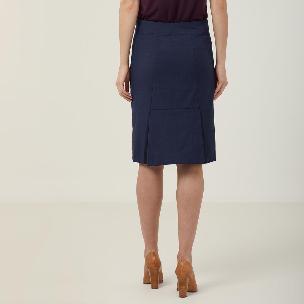 Womens Sharkskin Detail Pencil Skirt Corporate NNT