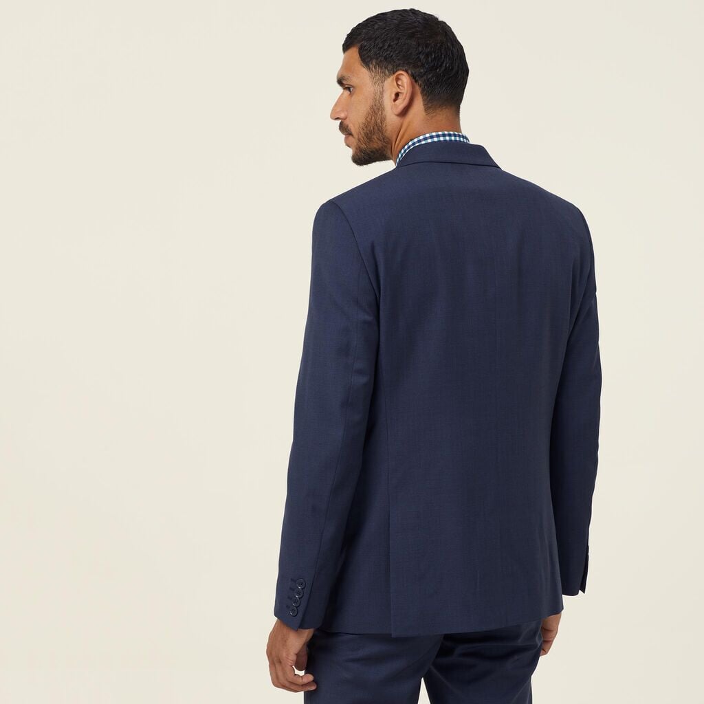 Mens Sharkskin 2 Button Jacket Corporate NNT