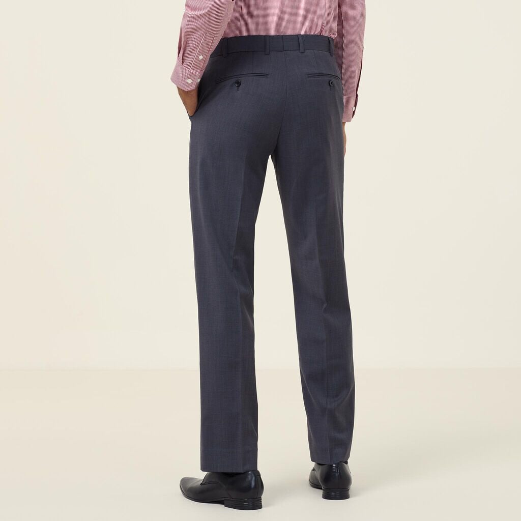 Mens Sharkskin Flat Front Pant Corporate NNT