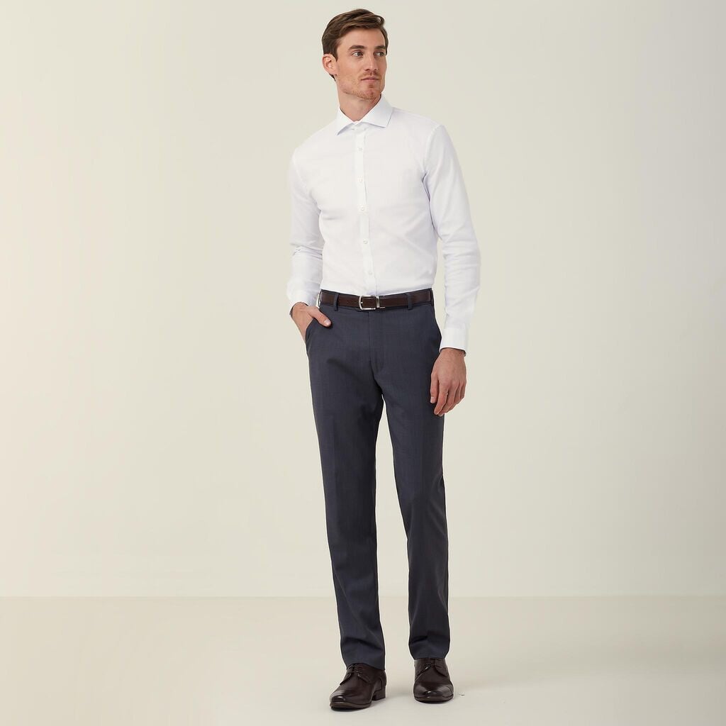 Mens Sharkskin Slim Leg Pant Corporate NNT