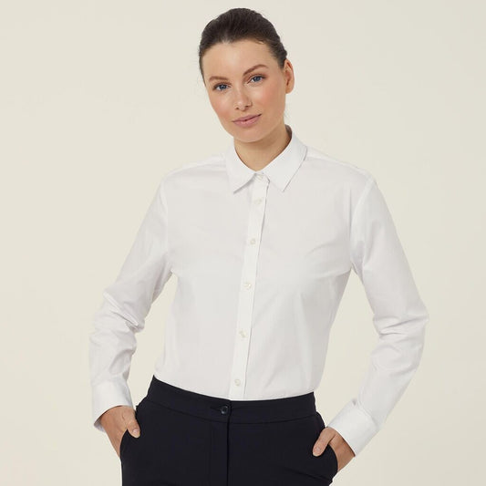 Womens Avignon Stretch Long Sleeve Shirt Shirts NNT