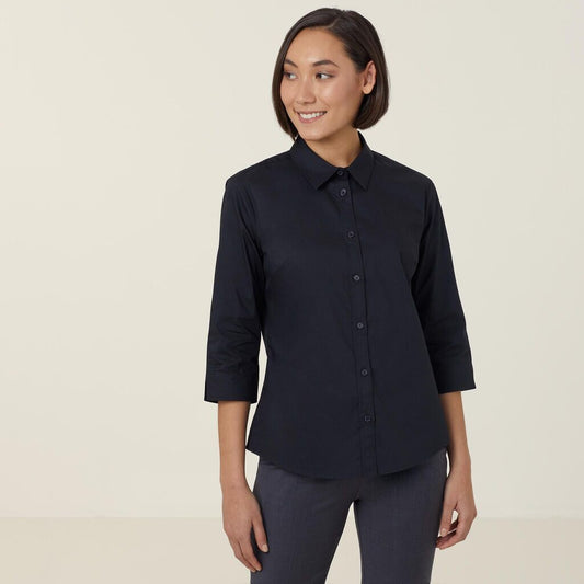 Womens Avignon Stretch 3/4 Sleeve Shirt Shirts NNT