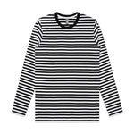 Mens Match Stripe Long Sleeve T-Shirts AS Colour