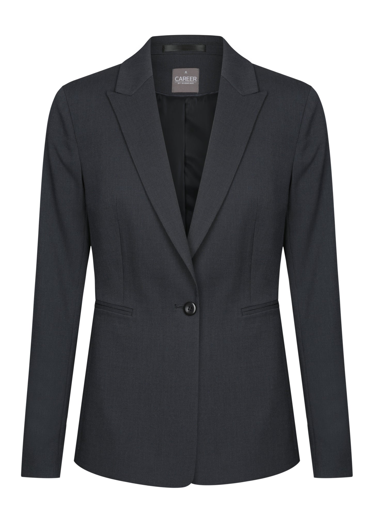 Womens Washable One Button Jacket Corporate Gloweave