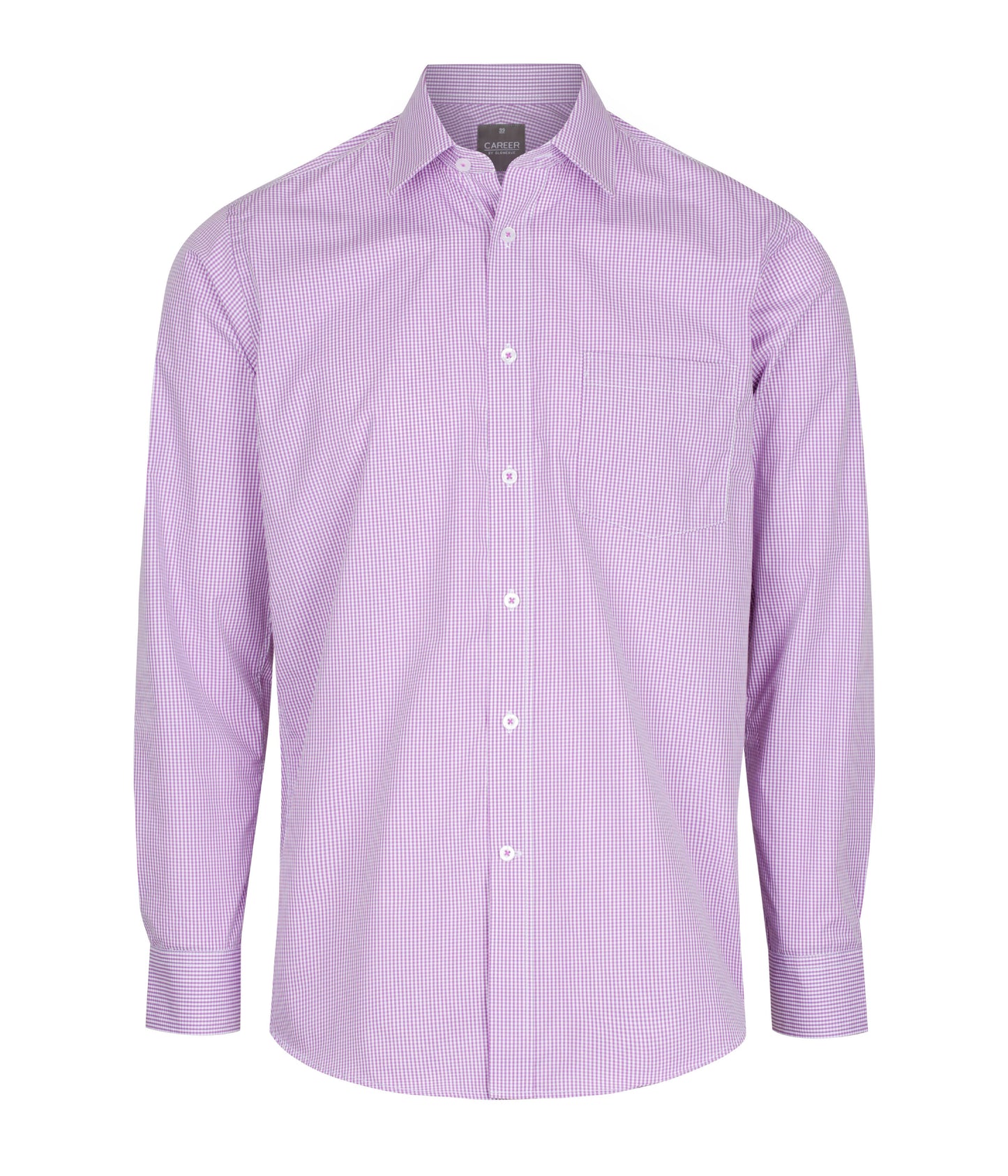 Mens Gingham Long Sleeve Shirt Shirts Gloweave