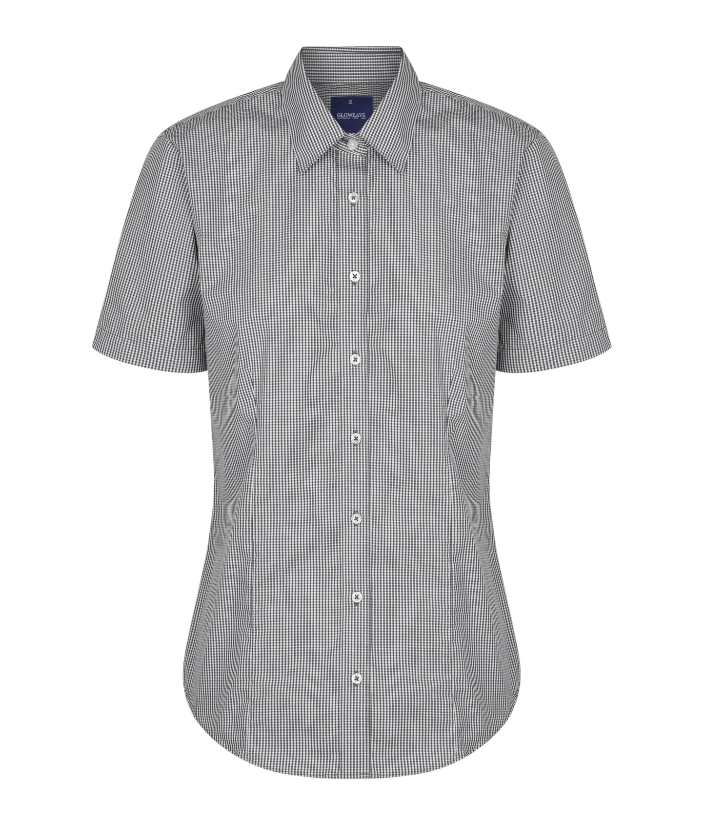 Womens Gingham Short Sleeve Shirt Shirts Gloweave