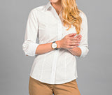 Womens Dot Print 3/4 Sleeve Shirt Shirts Gloweave