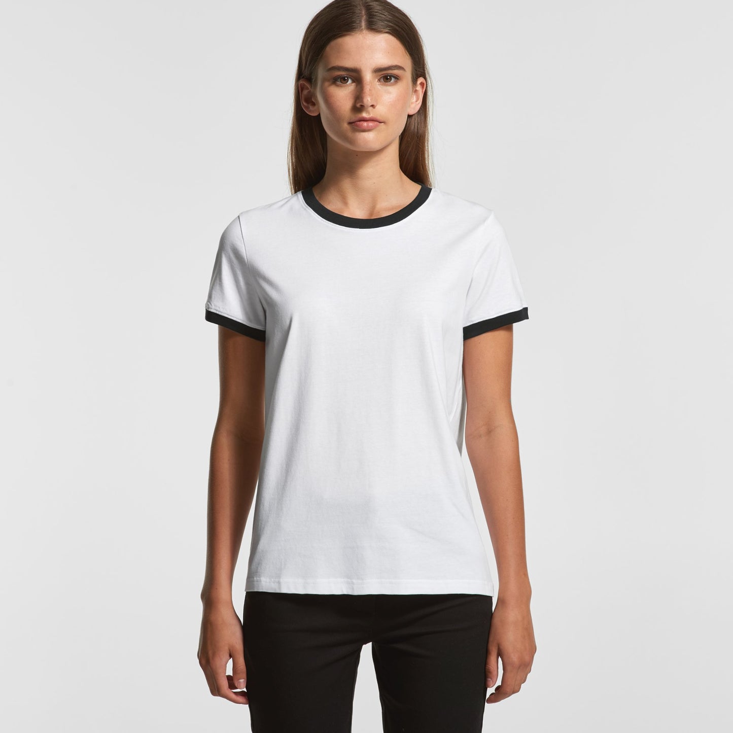 Womens Ringer Tee T-Shirts AS Colour