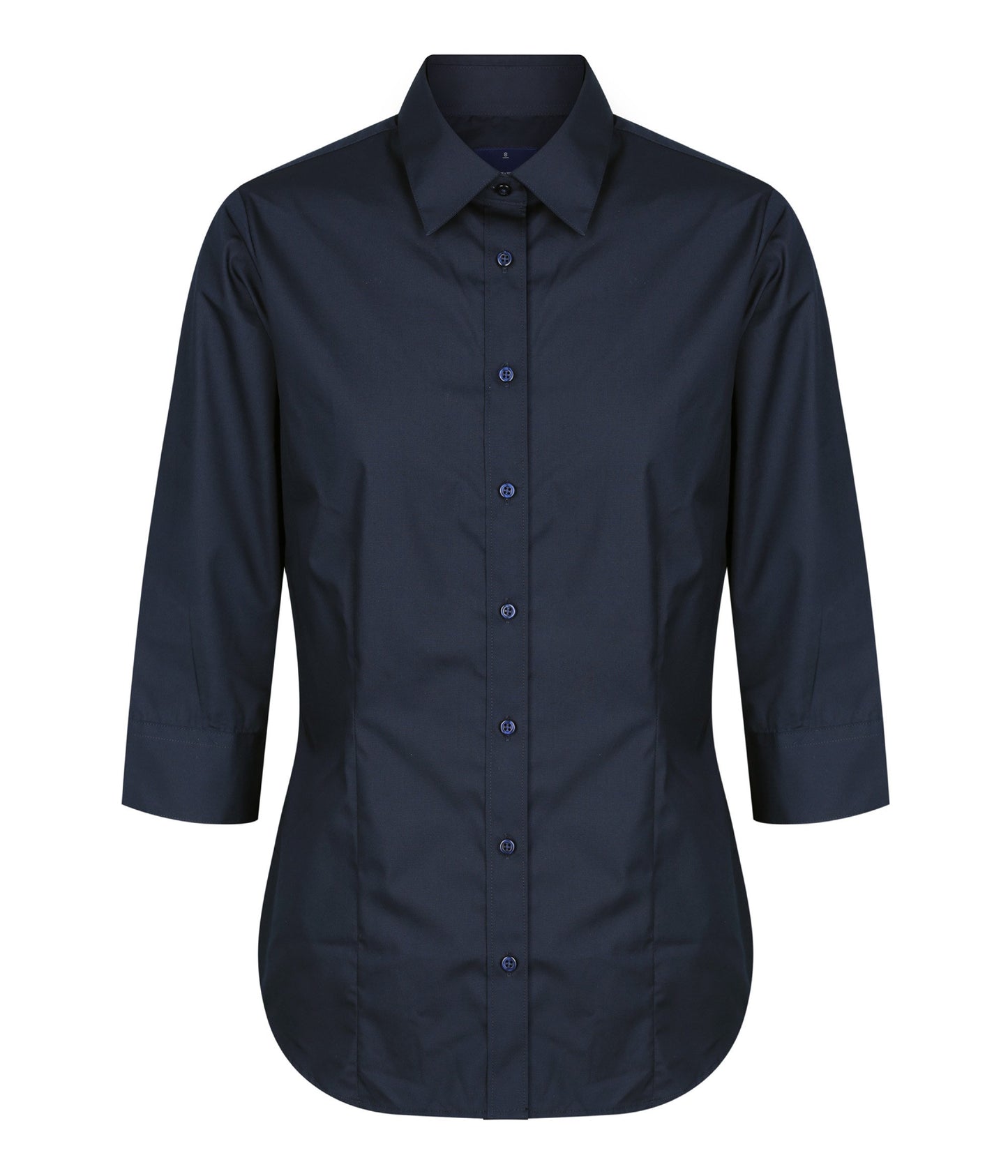 Womens Premium Poplin 3/4 Sleeve Shirt Shirts Gloweave