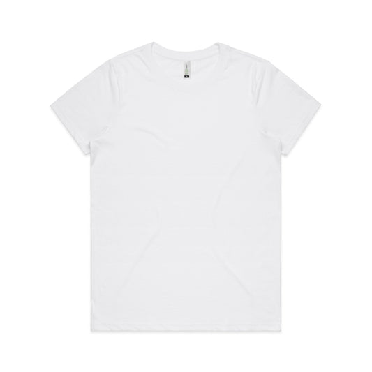 Womens Maple Organic Tee T-Shirts AS Colour