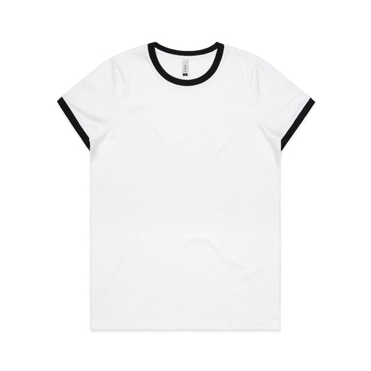 Womens Ringer Tee T-Shirts AS Colour