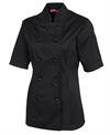 Ladies Chef Jacket - Short Sleeve Jacket JBs