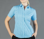 Womens Gingham Short Sleeve Shirt Shirts Gloweave