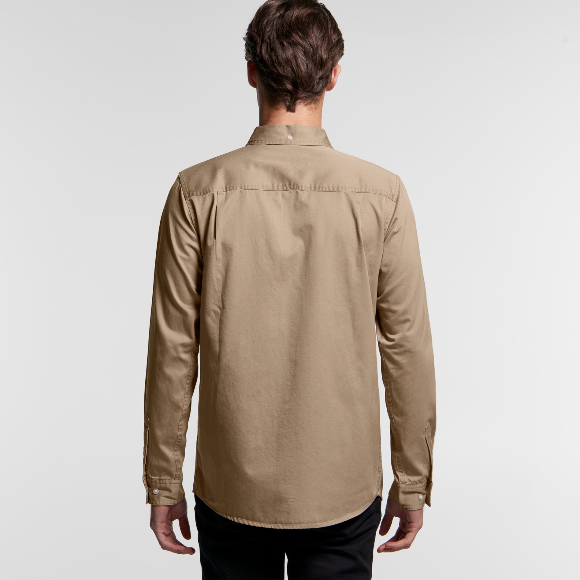 Mens Denim Wash Shirt Shirts AS Colour